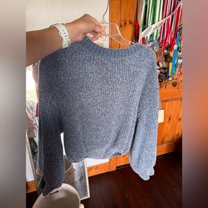 Blue Stretchy Sweater